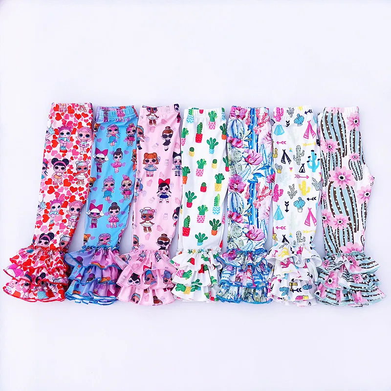 Latest winter kids leggings girl Christmas boutique milk silk kids leggings tights baby girl winter clothes children leggings