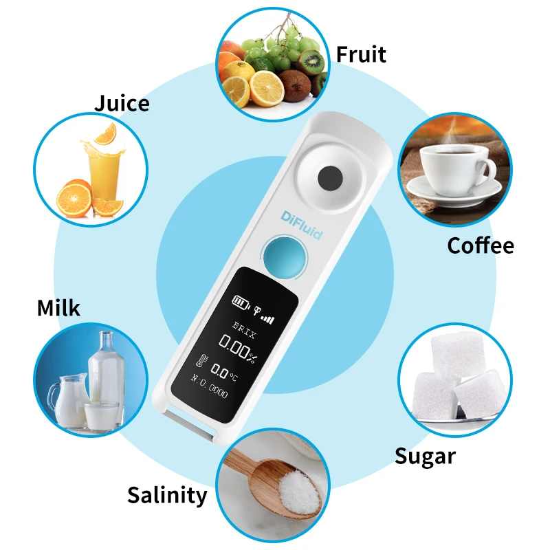 0~32% IP67 Digital Handheld Portable Test Meter Honey Sugar Brix Refractometer