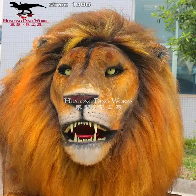 Animal Park Realistic Lion Animal Decoration Model