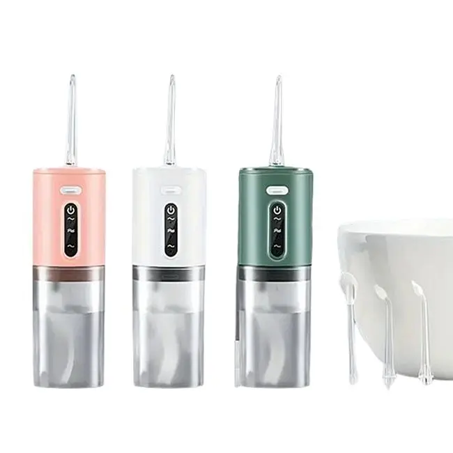 2024 Portable Travel Teeth Cleaning Water Jet Flosser Dental Water Flosser Oral Irrigator Water Flosser For Teeth Cordless