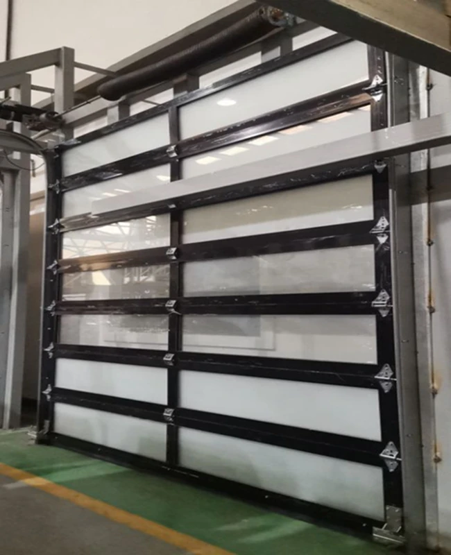 Modern Villa Full-View 50mm Thick Aluminum Glass Garage Door Double Automatic Commercial Door Best Prices