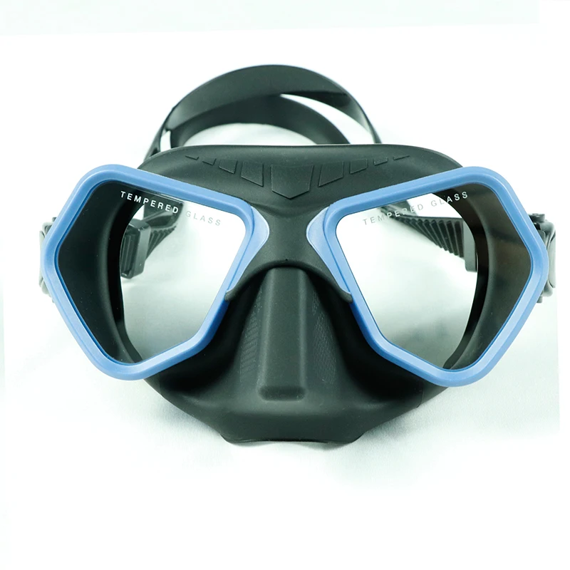 2024 Newest Snorkel Set Snorkeling Gear Adults Diving Goggles Mask Low Volume Wolf diving mask