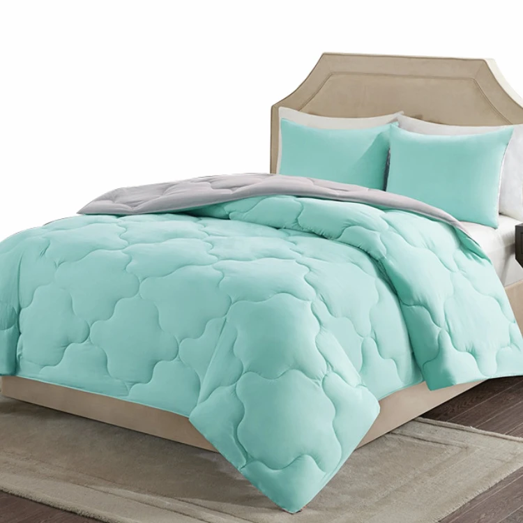 Распродажа, универсальное одеяло из микрофибры размера «king-size», роскошное синее одеяло, Комплект постельного белья