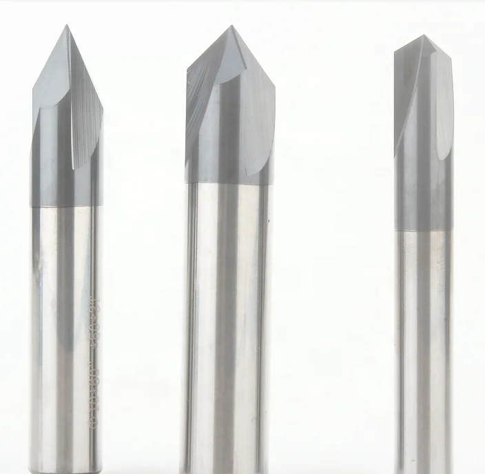 CNC Solid Carbide Chamfer Router Bits/60/90/120 Degree V-groove Milling Cutter For Wood,Aluminum,Steel