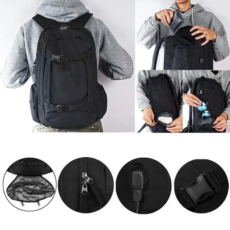 Hot-Sell Skateboard Basketball Soccer Backpack New Waterproof Gym Bag College Casual Travel Sports Backpack For Men