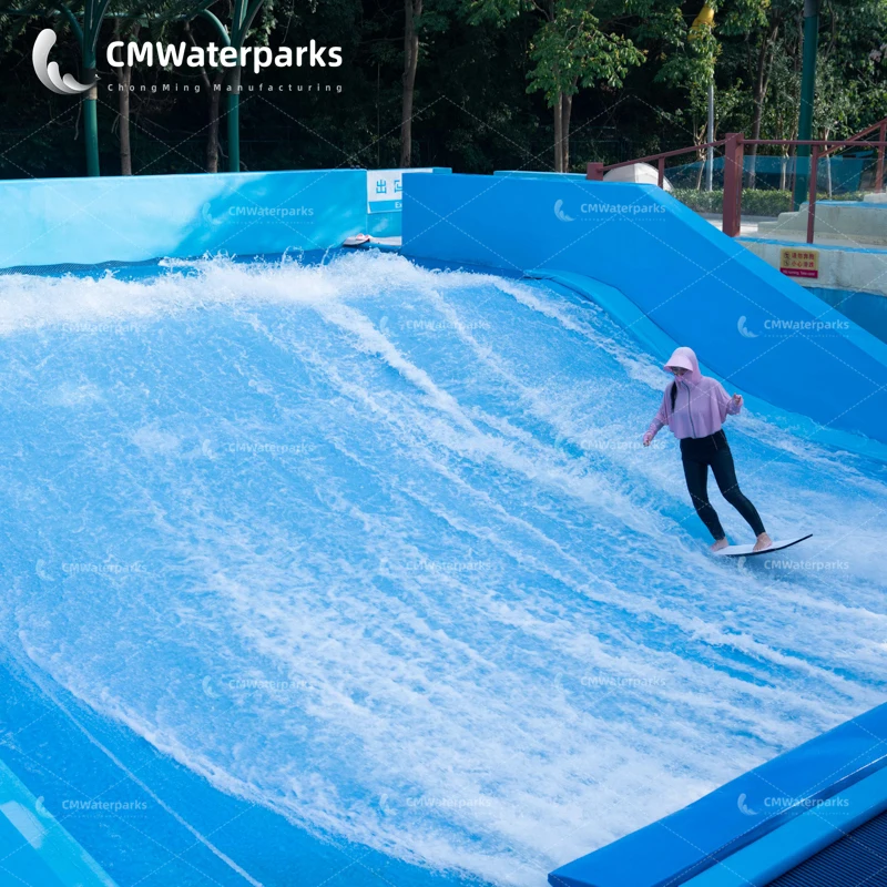 Super Wave CMSS11 Cmwaterparks Surf Machine Carbon Steel Surf Simulator For Training And Fun