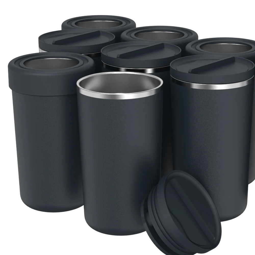 wholesale coke can cooler with straw  can with lid insulated  stainless steel  tumbler  straw with coffee mug