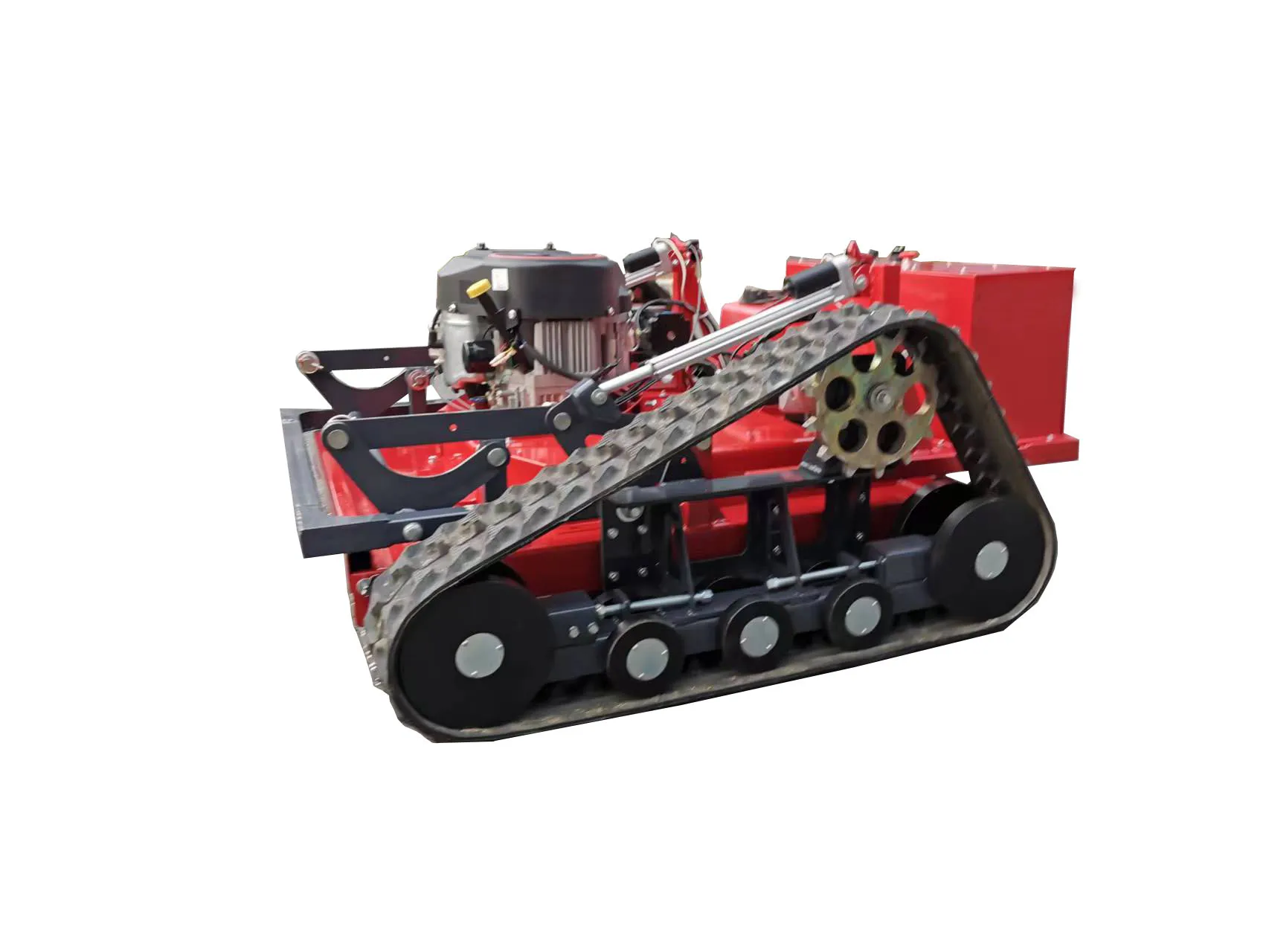 portable lawn mower gasoline robot mower remote control lawn mower