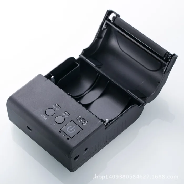 Wireless WiFi 80mm Portable Thermal Printer with 2000mAh rechargeable