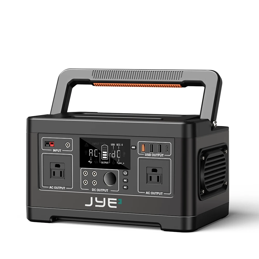 500W Outdoor Portable Power Supply  Solar Power Generators for Camping