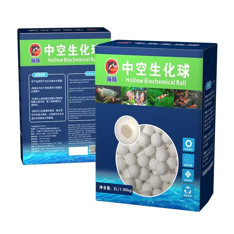 high porosity water absorption filter material high 3L hollow ceramic ball