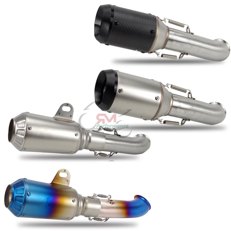 Slip-On Exhaust  For KTM Duke RC 125/250/390 2017 2018 Exhaust Middle Link Pipe Muffler Connect Tube Escape Moto