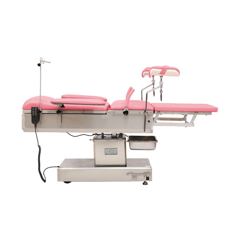 Hospital Obstetrics Delivery Gynecological Delivery Examination Table Stainless Steel Surgical Table