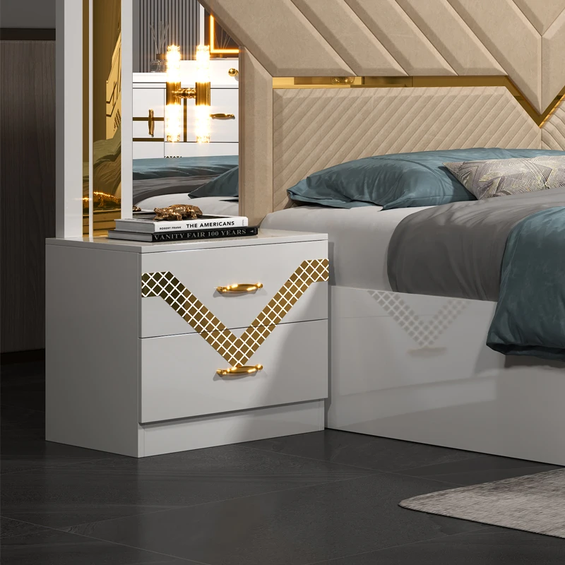 Foshan Wholesale Full Set King Size Leather Bed Room Double Wooden Home Cheap Queen Modern Luxury Bedroom Sets Furniture
