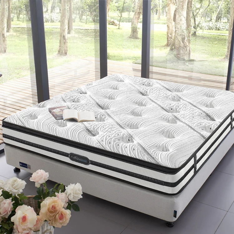 Angel Dream Pillow Top Cool Gel Memory Foam King Queen Size Pocket Spring Bed Mattress