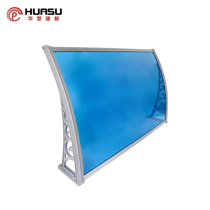 Поликарбонатный наружный навес, Балконный тент, конструкция из алюминиевого сплава, поддержка металлической рамы, масштабируемая Настройка