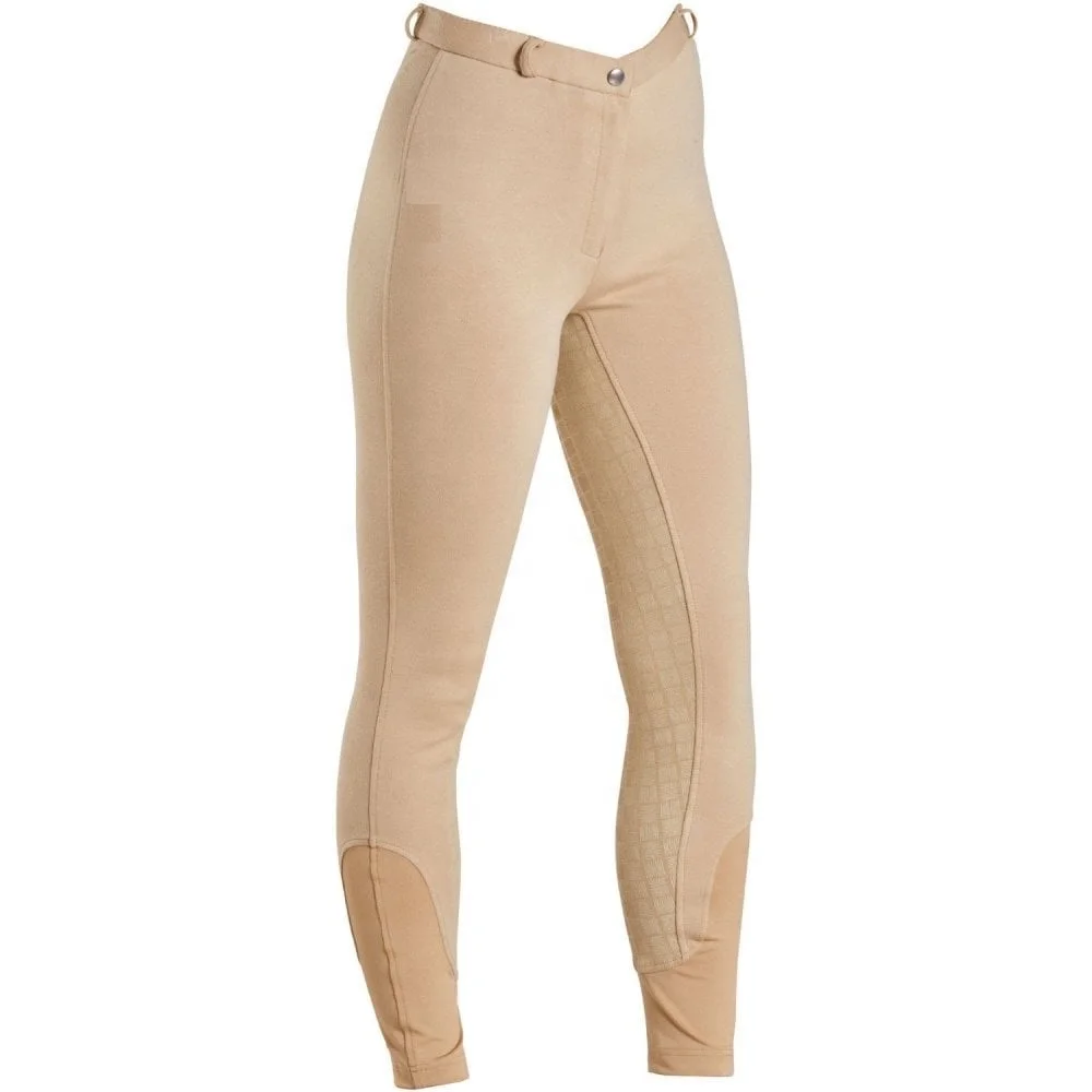 Premium combed Kniitted 95%cotton 5%Spandex Equestrian Premium Horse Riding Silicon Breeches High Quality Jodhpur Wholesale