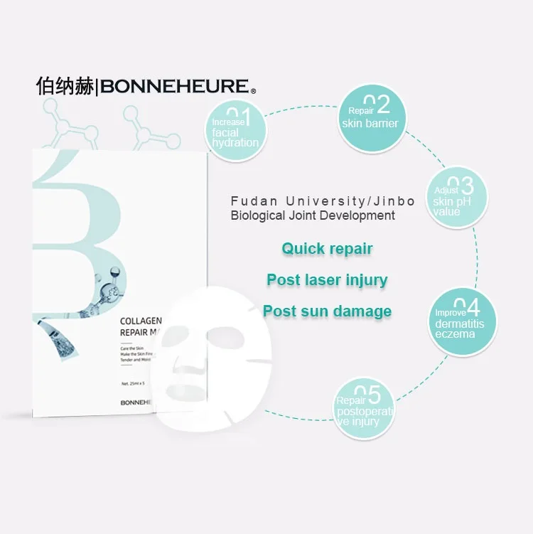 Collagen Facial Mask Sheet Face Pack Collagen Mask Pack Moisturizing Nourishing Collagen Face Care Mask