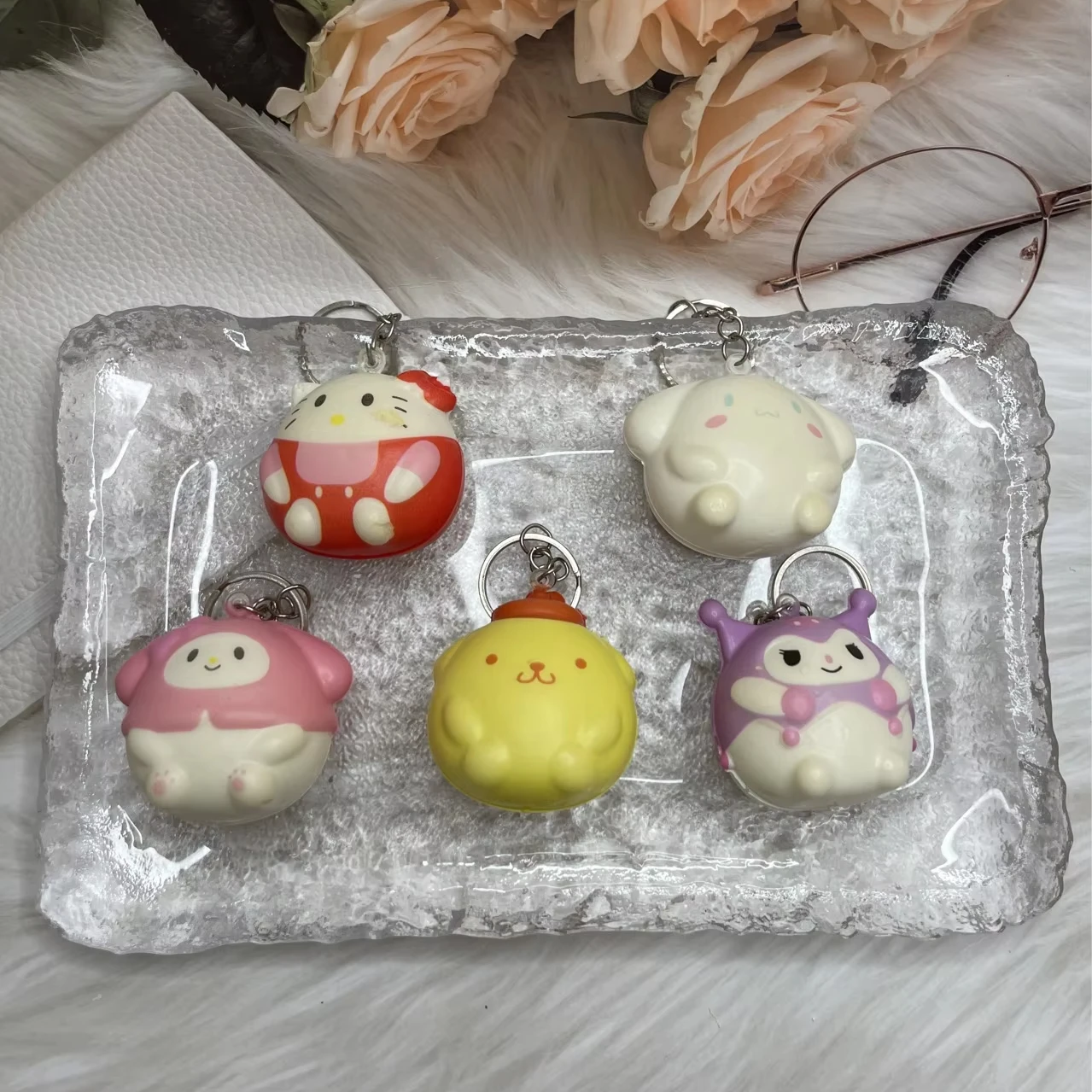 Wholesale cute Meta Dream star Kawaii squeeze toy PU Slow rebound keychain penders Fidget ball kids birthday Christmas