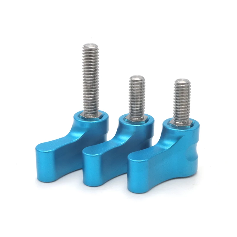 Adjustable Thumb Bolt M4 M6 17mm Locking Thumb Camera Handle Screw for Go pro 10/DJI Osmo Action