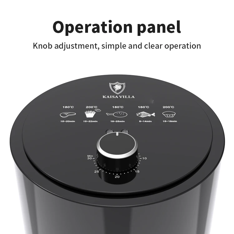 Household Automatic Multi-Function 1350W Electric Cooker 3.2 Liters Air Fryer For Kitchen