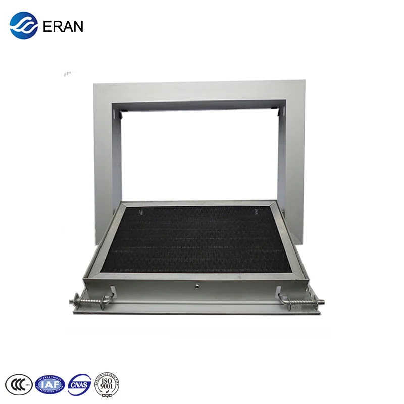Single Deflection Air Vent Grille With Damper for HVAC Duct