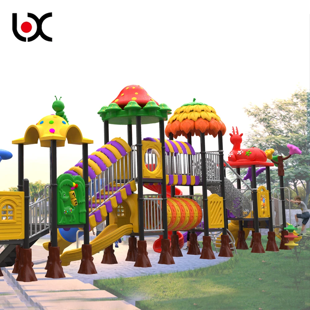 Outdoor amusement equipment Preschool school community plastic large outdoor slide