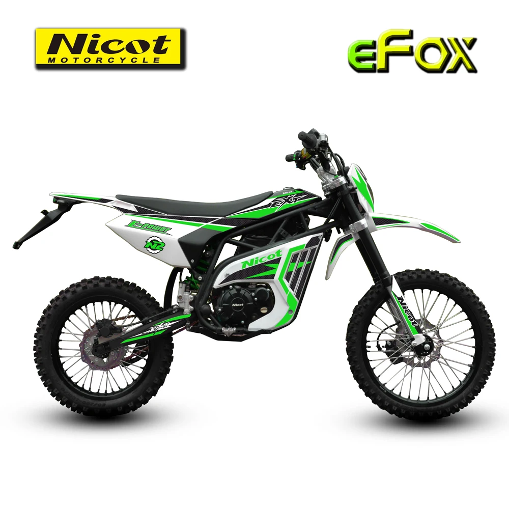Супермощный электрический скутер Nicot eFox 12 кВт Мотокросс внедорожный мотоцикл Электрический для