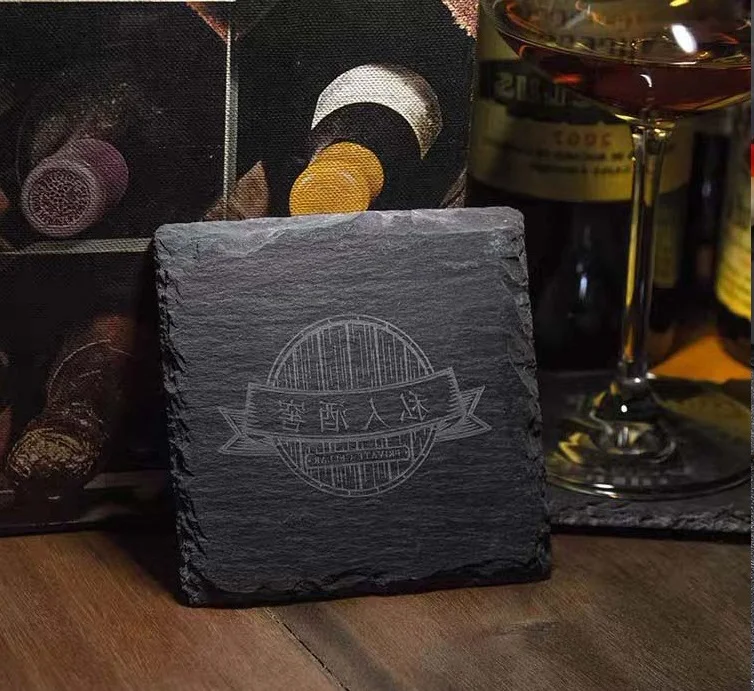 
Coasters Wholesale Personalized Wholesale Attractive Price Good Quality Printed Mats & Pads Marble slate Stone Coaster 