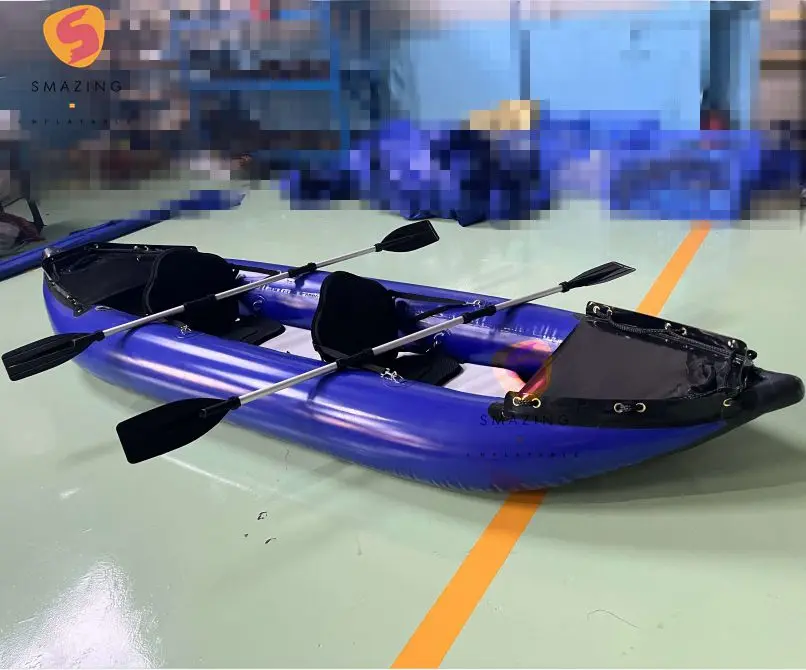 Новый дизайн морская надувная педаль каяк индивидуальный складной легкий каноэ надувной на