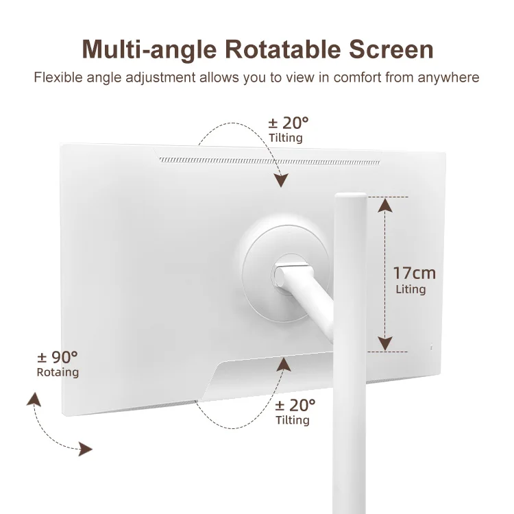 24 Inch Discounted Prices Stand Tv Follow By Me East Leton Movable, Rotatable Film And Television Free Standing Lcd Display