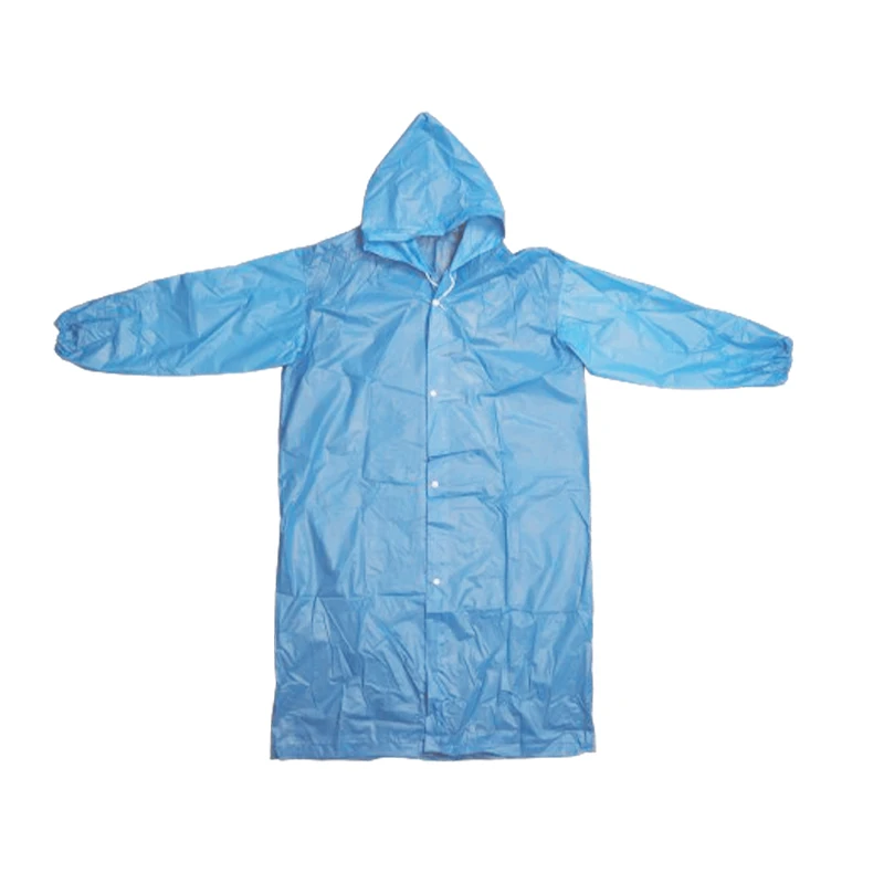 Single-Person Plastic Raincoat for Travel One-Time Use Promotional Poncho Sample