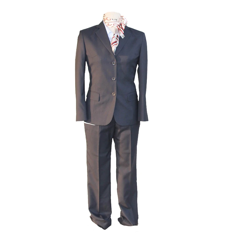 Autumn Wholesale School Teacher Uniform Customize Sportswear Preppy Style Dress Bank Employees Office