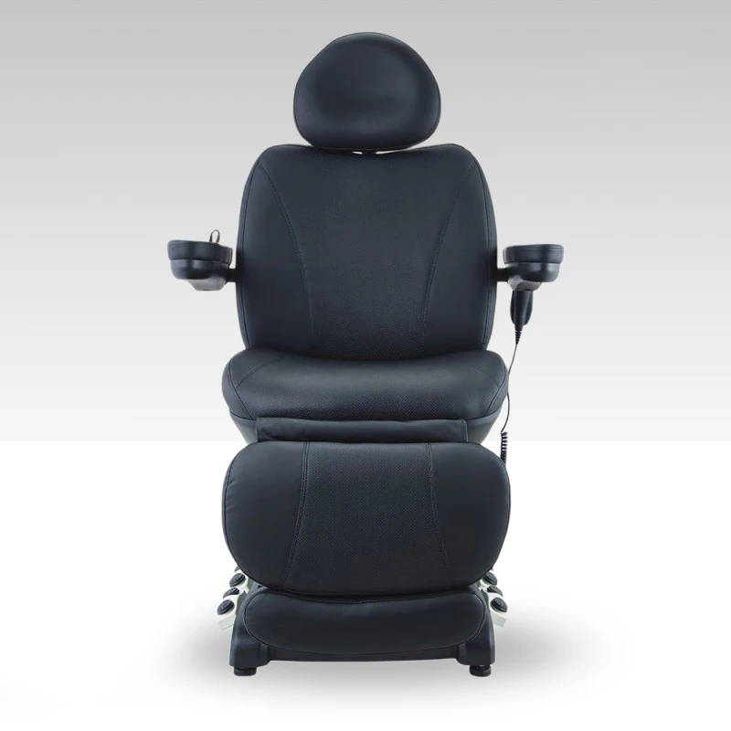 HICOMED White Electric Beauty Bed Multi-functional Massage Table SPA Equipment With 4 Motors Foot Pedal