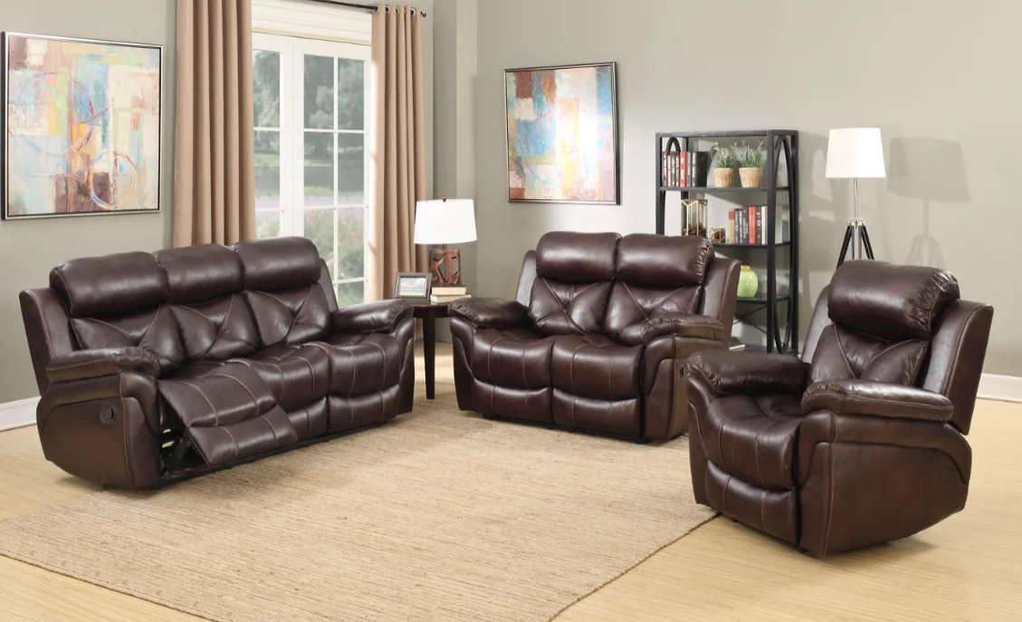 New innovation furniture Italy modern design leather recliner sofa sets furniture living room set