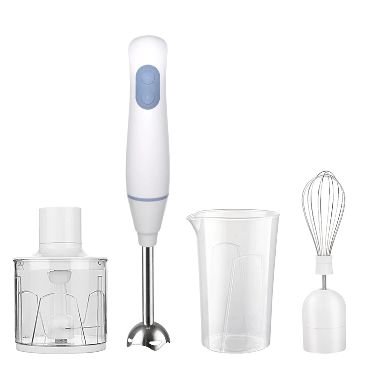 2024 New 4-in-1 Smart Household Blender Machine Multifunctional Juicer Kitchen Industrial Handheld Stick Push Button Controls