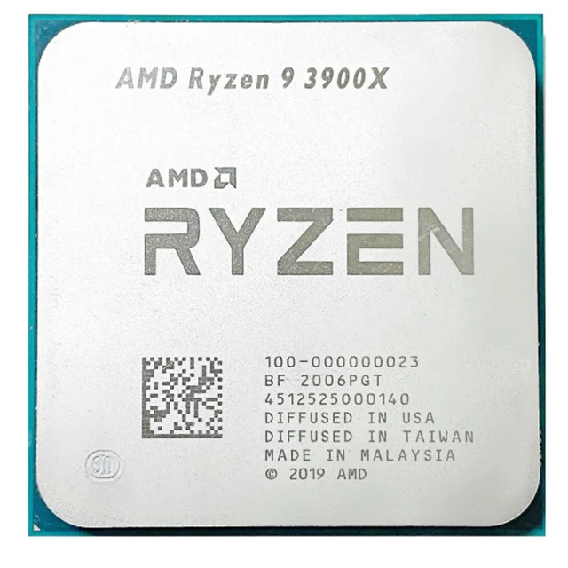 Для AMD R yzen 9 3900X R9 3 8 ГГц двенадцать-Core 24-нить процессор Количество ядер процессора 7NM L3 = 64M 100-000000023 гнездо AM4 без
