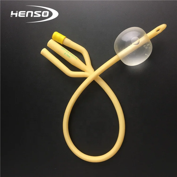 
3 way Latex Foley Catheter with Soft/Hard Valve 