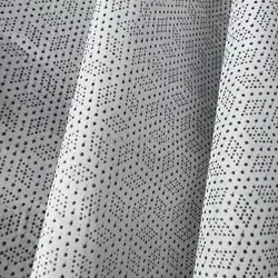 Cheap price 70gsm tropical dot polyester nonslip fabric for mattress home textile