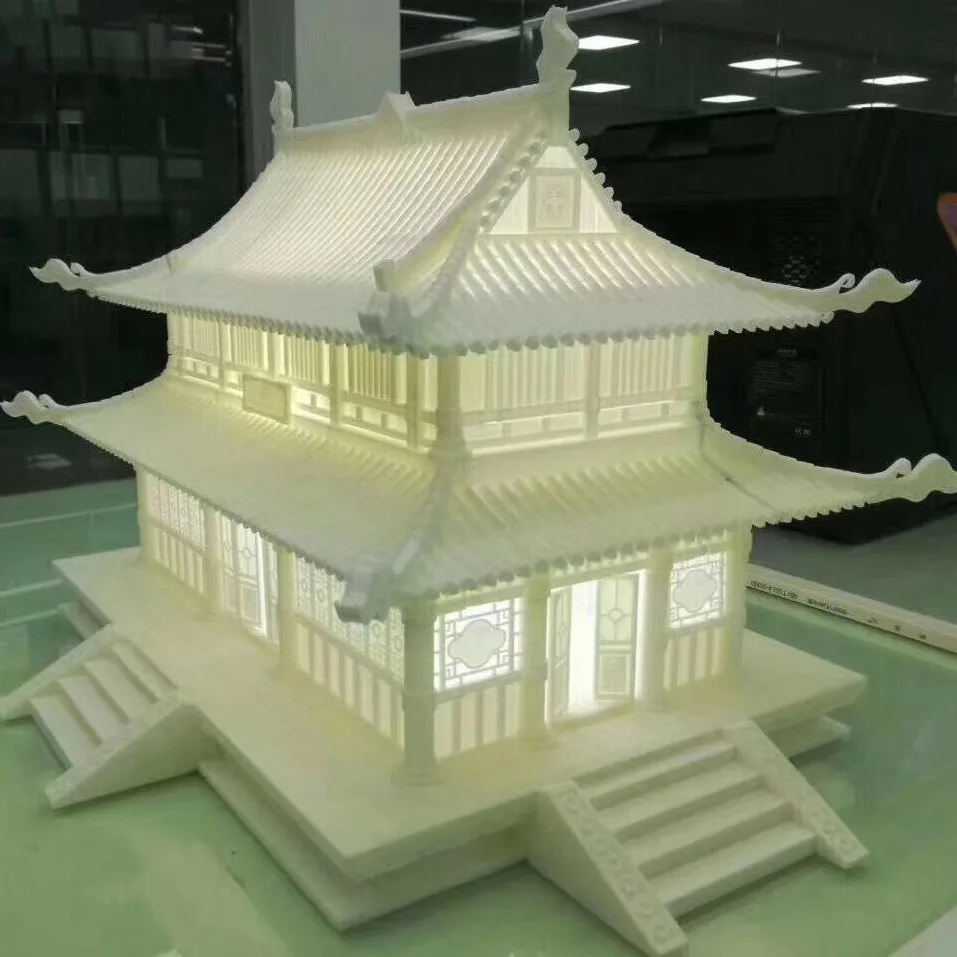 High precision large 3d print city service - Building model