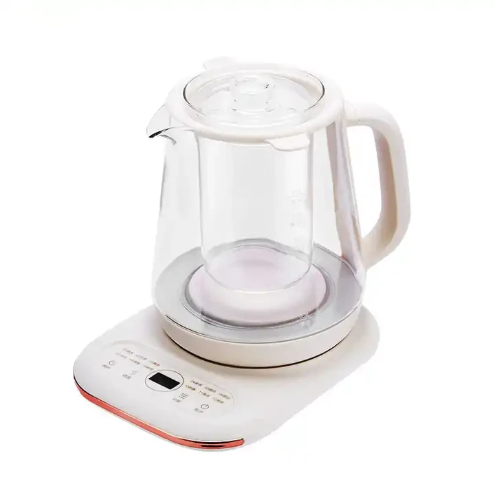 Smart household electric kettle 1.2L electric kettle automatic heat preservation white