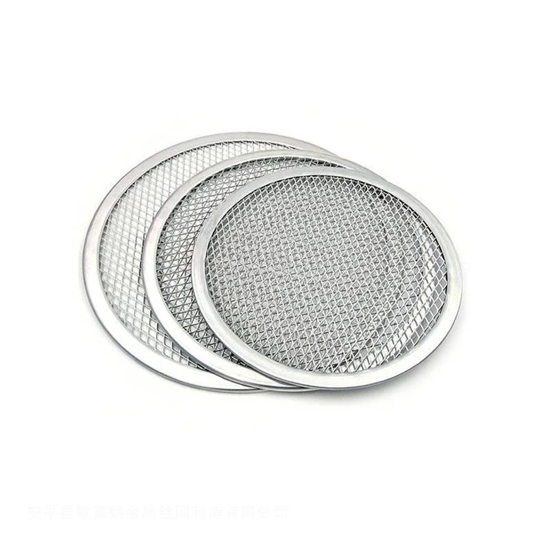 316 Stainless Steel 12 Inch Pizza Pan Round Metal Baking Tray