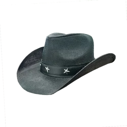 Мужская бумажная соломенная ковбойская шляпа 1803C, американский флаг США, соломенная шляпа с рисунком, волнистые поля, флаг США, соломенная ковбойская шляпа