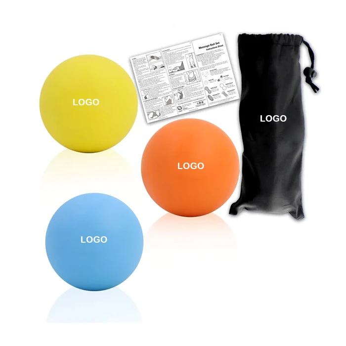 Fitness Muscle Release Peanut Massage Custom Logo Pvc Gym Ball