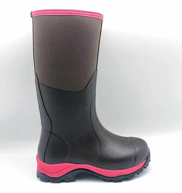 Oem женские теплые неопреновые резиновые водонепроницаемые охотничьи сапоги