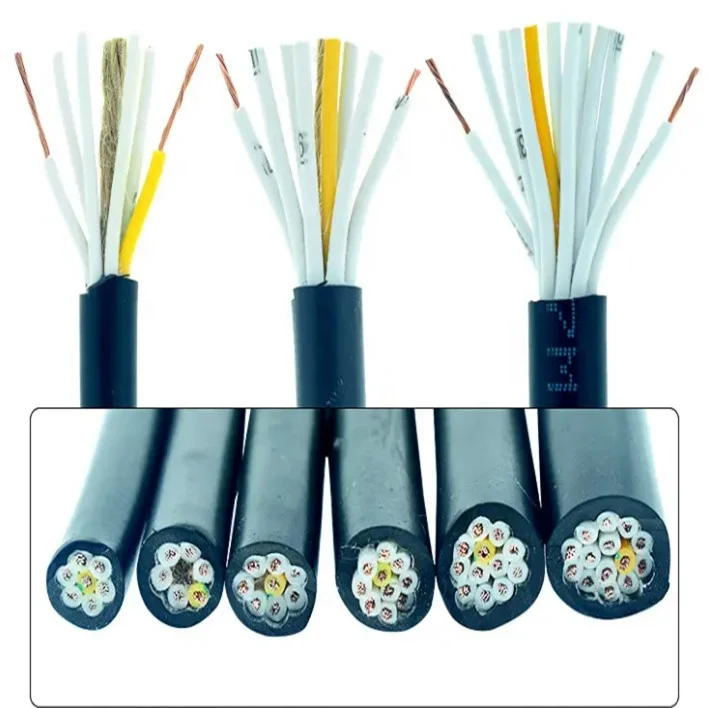 China manufacturer supply PVC insulated Control Cable copper wire braid shield control cable