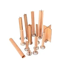 12x45mm Cross Design Wood Candle Wicks with Iron Stand With Cracking Souds