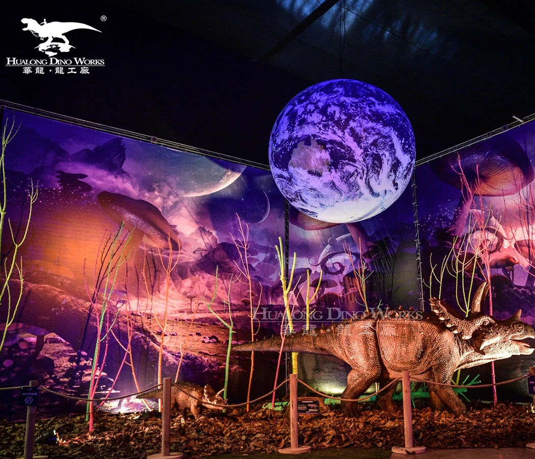 Dinosaur theme park popular life size interactive dinosaur animatronic robot