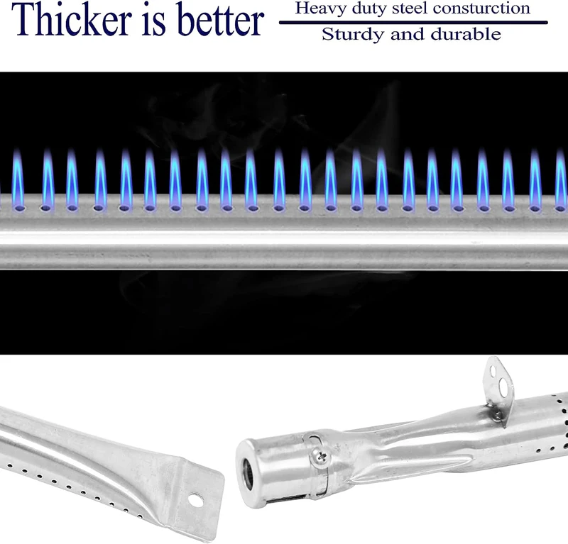 6A Customized Straight or Round bbq gas grill tube burner pipes parts Accessories Replacement For Barbecue For Wholesale