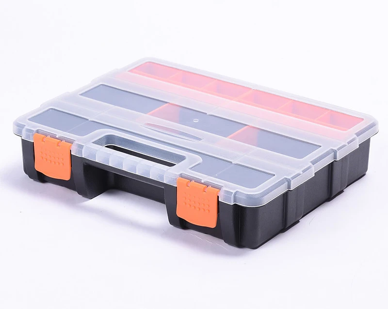 Hardware tool portable parts box detachable thickened and enlarged separation storage electronic components plastic box